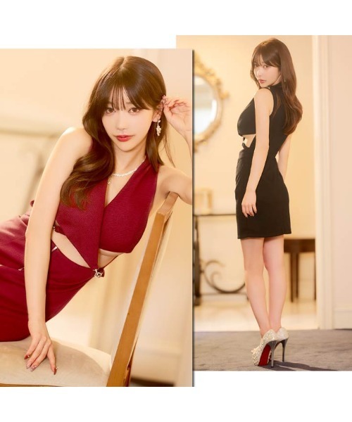 【関税込み】GUIZIO SSENSE限定 オレンジ ミニドレス SSENSE Exclusive Yellow & Orange Minidress by GUIZIO on Sale