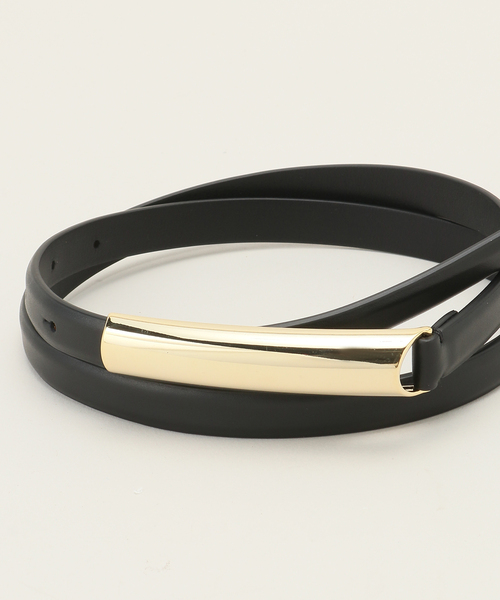 MANUELA ベルト 「MANUELA/マヌエラ」GOLD PLATE BELT