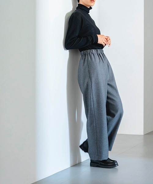 D パンツ ウール サキソニーパンツ レディース : ZOZOTOWN Yahoo!店
