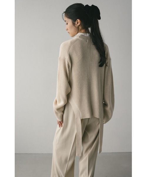 ニット セーター 2WAYレイヤードニット レディース STYLEMIXER ニット セーター 2WAYレイヤードニット レディース