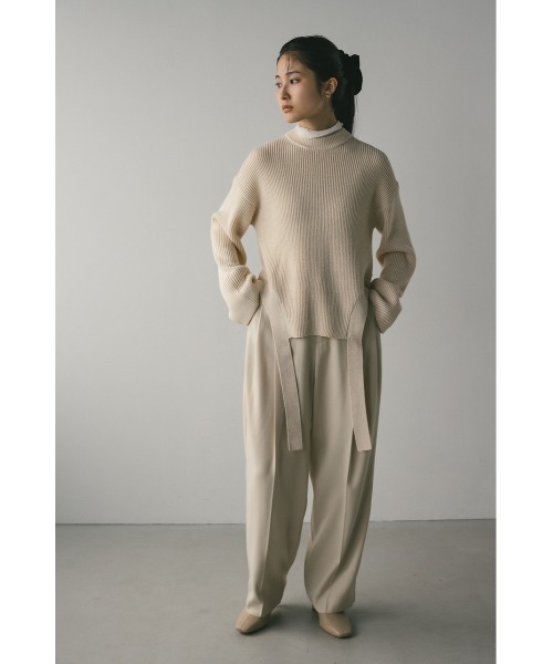 ニット セーター 2WAYレイヤードニット レディース STYLEMIXER ニット セーター 2WAYレイヤードニット レディース