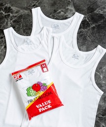 FRUIT OF THE LOOM タンクトップ フルーツオブザルーム 3Pリブ