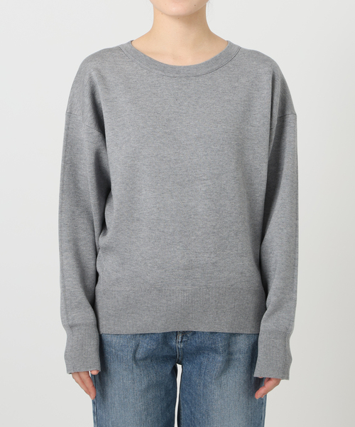 La TOTALITE（ラ トータリテ） ニット セーター 接結クルーネックプル