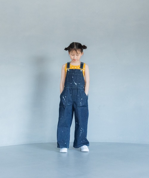 LOWRYS FARM サロペット オーバーオール デニムオーバーオール