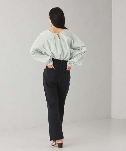 EMMEL REFINES スキニー デニムパンツブラックブーツカットデニム EMMEL REFINES ジーンズ デニム デニムパンツ 「EMMEL REFINES