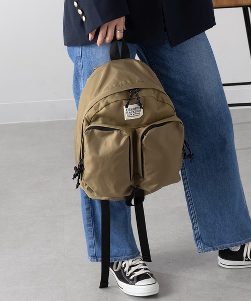 お値下げ中！【別注】FREDRIK PACKERS バックパック リュック新品 別注】＜FREDRIK PACKERS＞ Wポケット バックパック