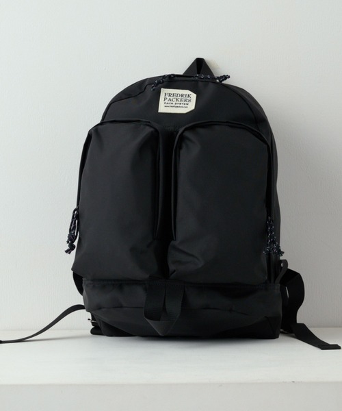 お値下げ中！【別注】FREDRIK PACKERS バックパック リュック新品 別注】＜FREDRIK PACKERS＞ Wポケット バックパック