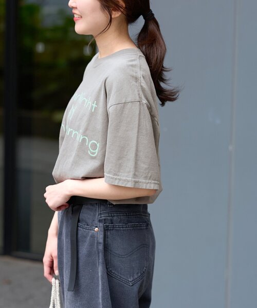 送料無料商品の通販 THE DAY ON BEACH tシャツ 「THE BEACH」カットオフTシャツ トップス