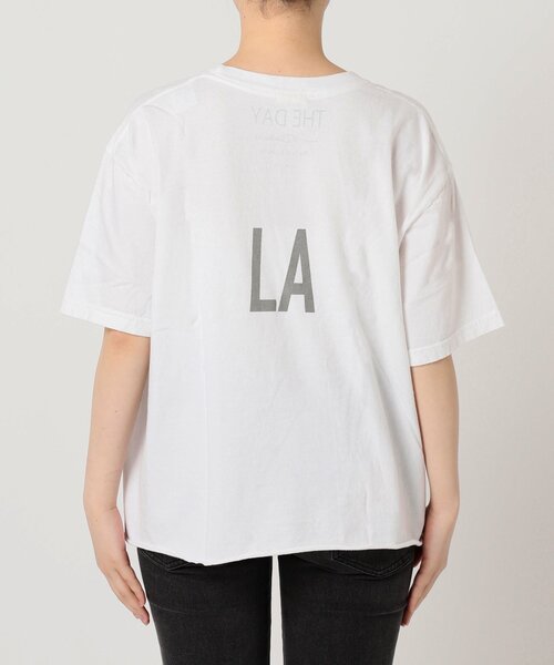 THE DAY ON BEACH tシャツ 「THE BEACH」カットオフTシャツ