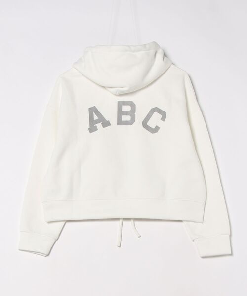aimoha（アイモハ） パーカー 「ABC」ロゴプリントフーディー