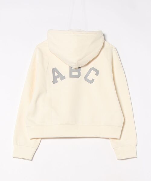 aimoha（アイモハ） パーカー 「ABC」ロゴプリントフーディー
