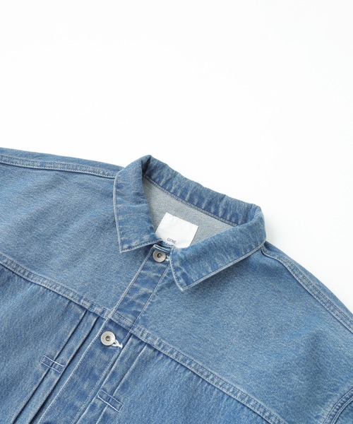新品、タグ付き、ローズバッド、デニムジャケット、アウター ROSE BUD デニムジャケット gジャン (GENE HEAVENS)タック