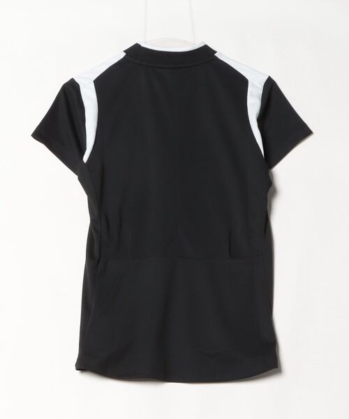 ブラウス シャツ ティゴラ TIGORA 遮熱UVカット鹿の子切替半袖モックシャツ レディース TIGORA ブラウス シャツ ティゴラ 遮熱UVカット鹿の子切替半袖