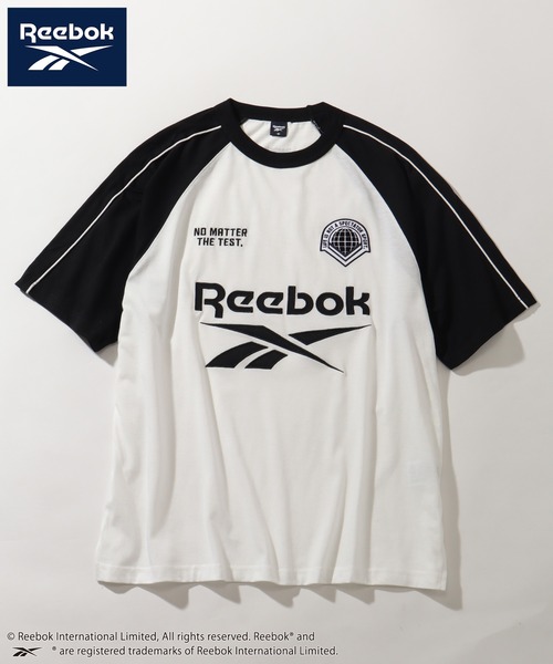 Reebok tシャツ 「Reebok/リーボック」ワッペン刺繍 ラグラン
