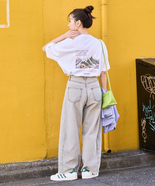 tシャツ 限定展開 KELTY × FREAK'S STORE/ケルティ 別注 半袖 バックプリント Tシャツ レディース FREAK'S STORE tシャツ 限定展開 KELTY × STORE/ケルティ 別注