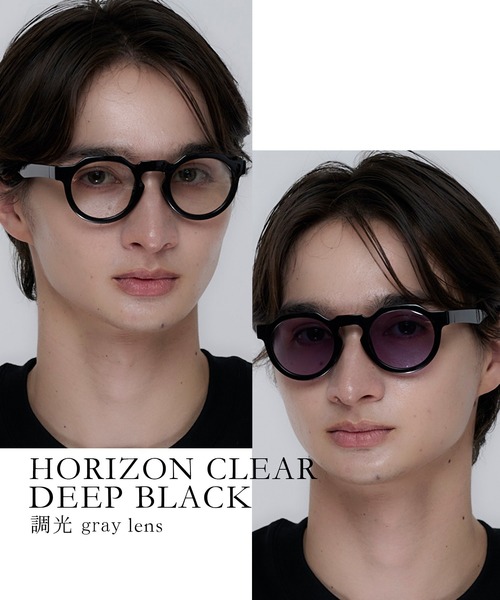 Jugaad14 サングラス 「jugaad14」HORIZON CLEAR deep black