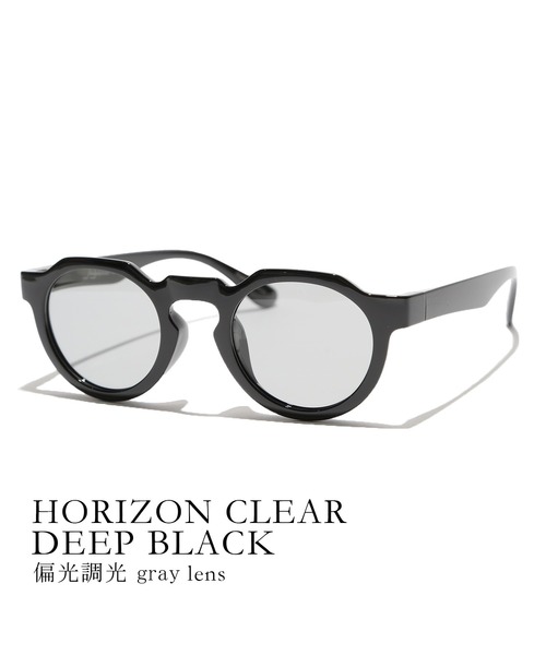 Jugaad14 サングラス 「jugaad14」HORIZON CLEAR deep black