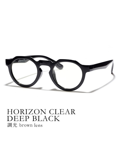 Jugaad14 uvカット サングラス 「jugaad14」HORIZON CLEAR deep black