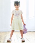 スカート リボン チュールスカート キッズ 子...の詳細画像2
