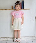 スカート リボン チュールスカート キッズ 子...の詳細画像5