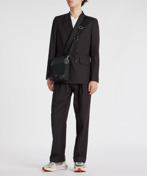 paulsmithシャドーストライプブラックｌ Paul Smith ショルダーバッグ シャドーストライプ ミニ