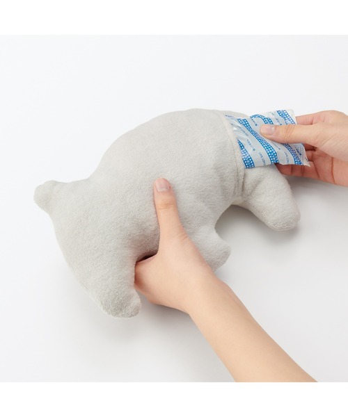 無印良品（MUJI） クッション クッションカバー ポケット付き 動物