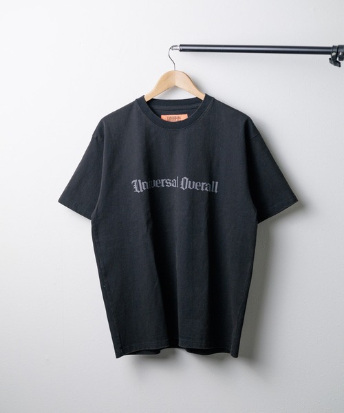 tシャツ 「UNIVERSAL OVERALL」Logo Pigment TEE レディース メンズ
