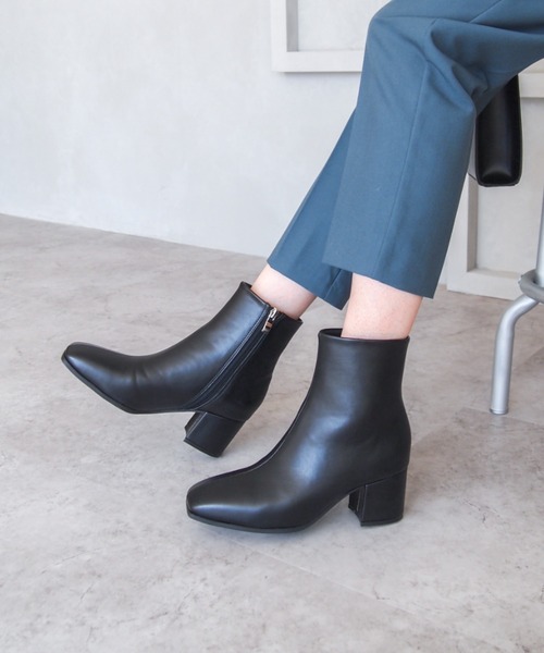 「VIVIAN」 ショートブーツ L アイボリー レディース_画像4