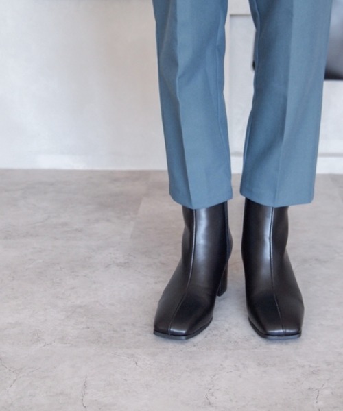 「VIVIAN」 ショートブーツ L アイボリー レディース_画像9