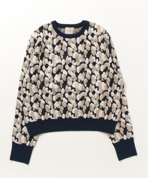 「UNITED ARROWS」 長袖ニット FREE ネイビー レディース