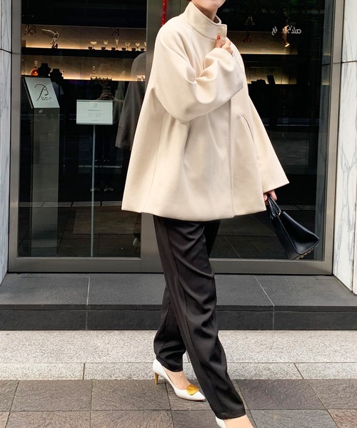 「JUNOAH」 コート LARGE アイボリー レディース_画像3