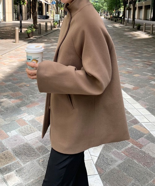 「JUNOAH」 コート LARGE アイボリー レディース_画像6