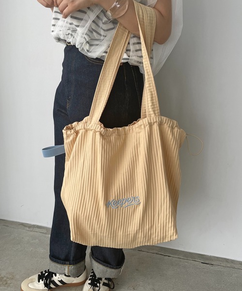 210nouve（トゥージュヌーヴ） トートバッグ 「Keepers」 刺繍 ロゴ