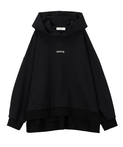 「ZUCCa」 プルオーバーパーカー M size ブラック レディース