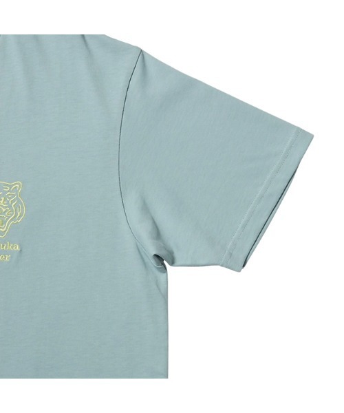 FZ 日本製 グレー Tシャツ グラフィック ニッセン Tシャツ カットソー メンズ オーバーサイズ ダブル
