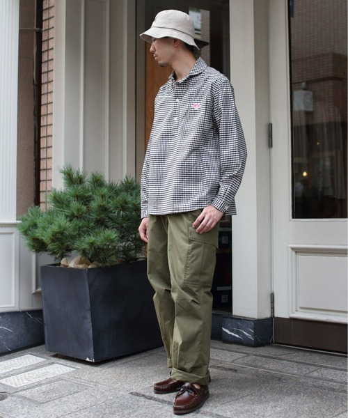 Danton 「DANTON」 長袖シャツ 44 ブラック メンズ : ZOZOTOWN