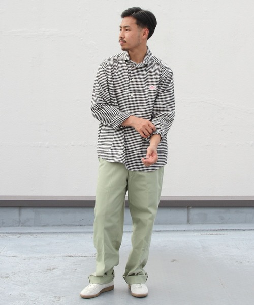 Danton 「DANTON」 長袖シャツ 44 ブラック メンズ : ZOZOTOWN