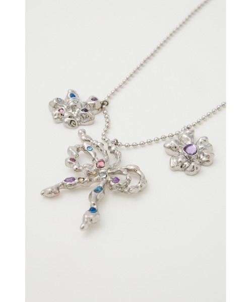 SLY ネックレス BIJOU FLOWER N/C ビジュー フラワー レディース