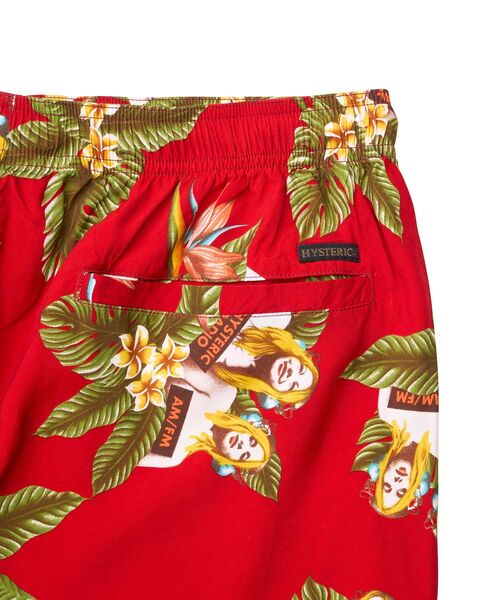 ワイドパンツ パンツ TROPIC CHANNEL柄 イージーショーツ メンズの画像