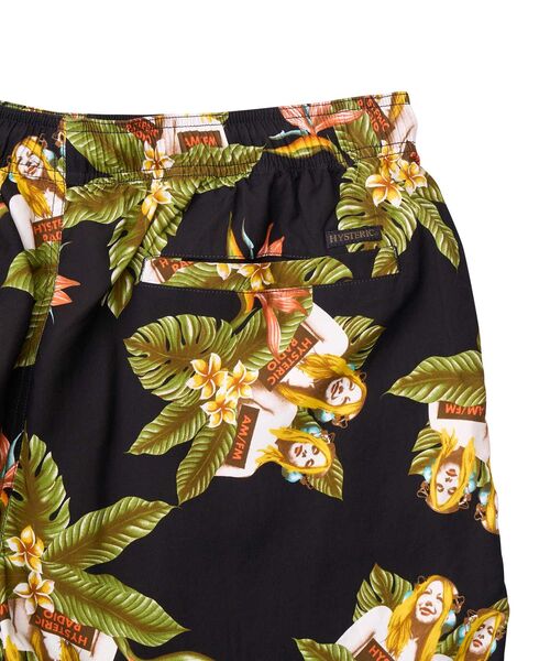 ワイドパンツ パンツ TROPIC CHANNEL柄 イージーショーツ メンズの画像