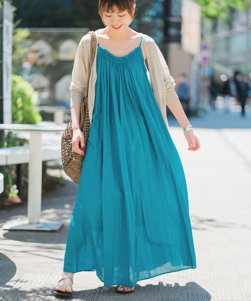 public tokyo ハイウエストギャザーワンピース 新品未使用タグ付き public tokyo ハイウエストギャザーワンピース