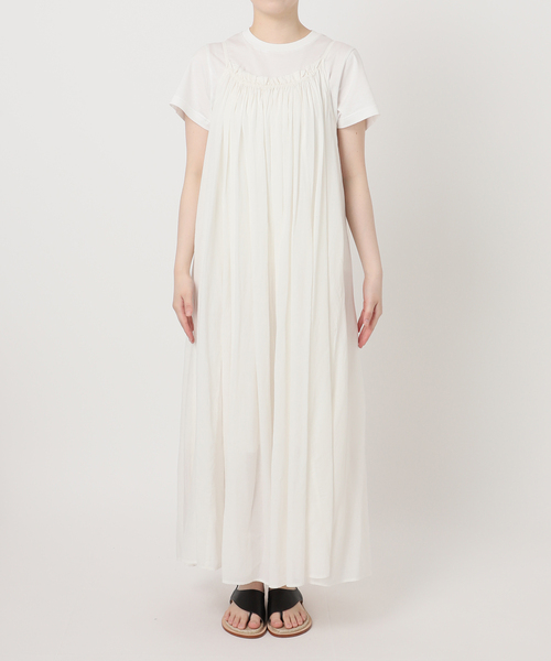Spick＆Span ワンピース HYU ギャザーワンピース : ZOZOTOWN