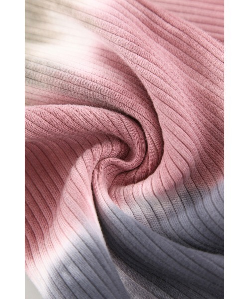 アリシアスタン リブフレアタイダイパンツ pink ALEXIA STAM パンツ Rib Flare Pants /タイダイフレアパンツ