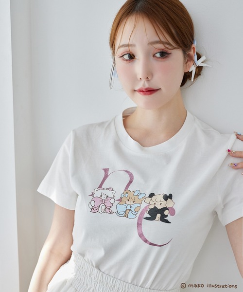 匿名発送　ナイスクラップ NICE CLAUP mikko コラボ Tシャツ 匿名発送 ナイスクラップ NICE CLAUP mikko コラボ Tシャツ