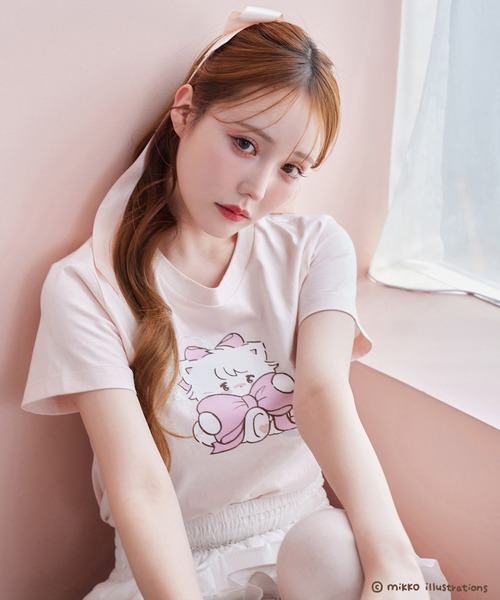 匿名発送　ナイスクラップ NICE CLAUP mikko コラボ Tシャツ niceclaup mikko Tシャツ - メルカリ