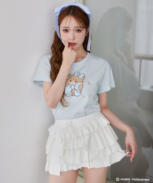 ナイスクラップ NICE CLAUP mikko コラボ Tシャツ one after another NICE CLAUP tシャツ 「mikko コラボ