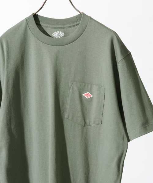 Danton 「DANTON」 半袖Tシャツ 44 ホワイト メンズ : ZOZOTOWN
