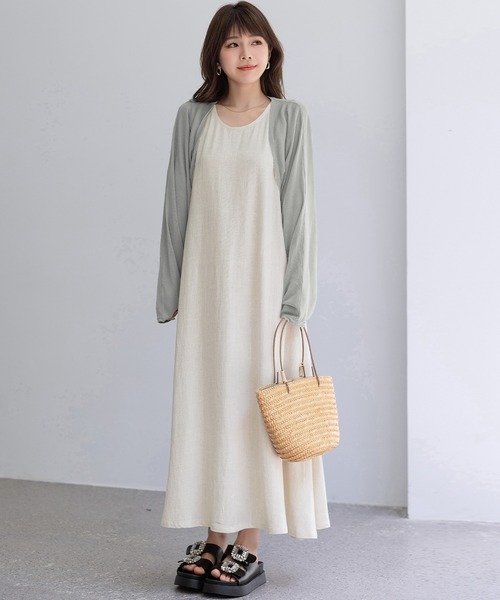 DAY CLOSET カーディガン 夏 「ショート丈/通気性あり」さらりと軽く