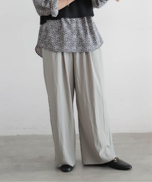NOMBRE IMPAIR（ノンブルアンペール） ワイドパンツ パンツ テンセル