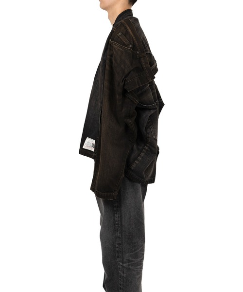 ブルゾン アウター Reconstructed Denim Jacket メンズの画像